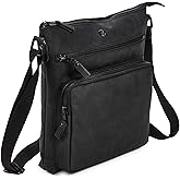 Crossbody Bags for Women Real Leather Purse Handmade Vintage Crossover Shoulder Pocketbook | Handmade, Vintage, Crossover