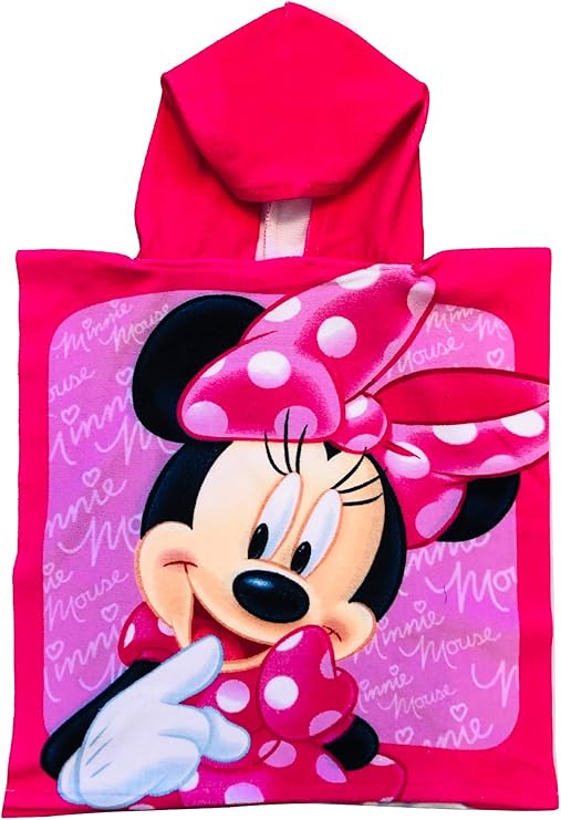 minnie mouse poncho towel