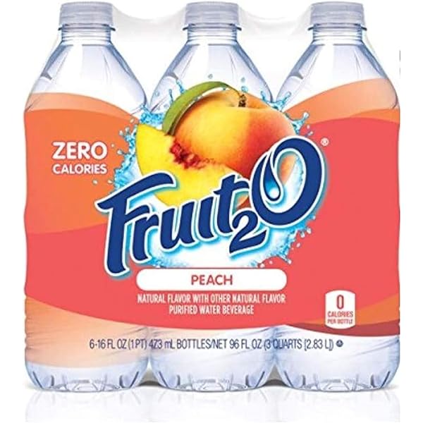 Amazon.com : Fruit2O Zero Calorie Flavored Water, Lemon, 6 Count