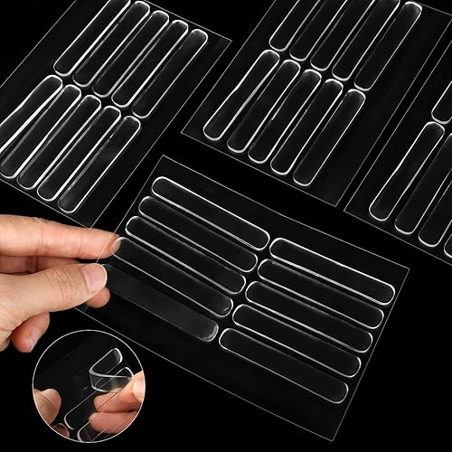 40 Pcs Cabinet Door Bumpers Soft Cabinet Bumpers Clear