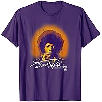 Amazon.com: Jimi Hendrix Colorful Retro Vibe Lines T-Shirt