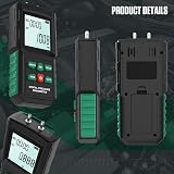BELEY Digital Dual Port Differential Pressure Gauge Manometer LCD Temp Reader view 3