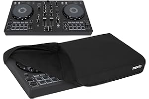 ITHWIU Mixer Protective Cover for DDJ FLX4 / SB3 DDJ 400 Dustproof & Waterproof 19" L X 10.7" W X 2.3" H, Black