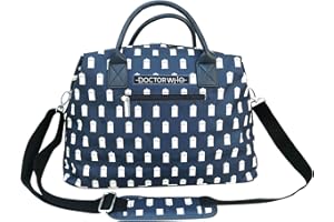 DOCTOR WHO TARDIS Laptop Bag - Unisex Messenger Bag Official BBC Merchandise