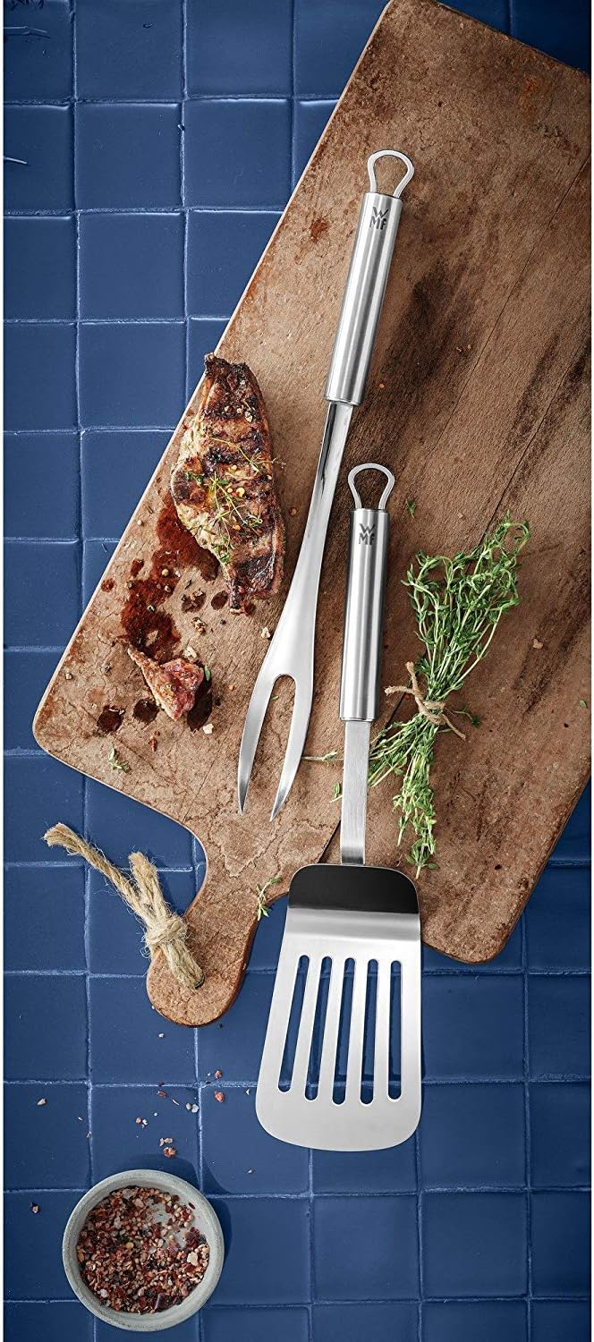 WMF Profi Plus Meat Fork, Silver, 32cm - Image 4