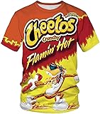 Keasmto Cool Shirt 3D Print Novelty Short Sleeve