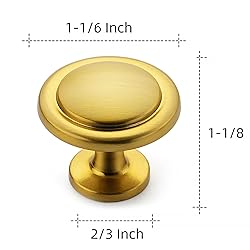 Ravinte 50 Pack 1-1/4 Inch Kitchen Cabinet Knobs
