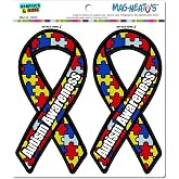 Autism Awareness Support Ribbon Automotive Car Refrigerator Locker Vinyl