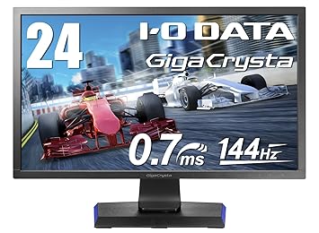 【クリックで詳細表示】I-O DATA ゲーミングモニター 24インチ(144Hz) GigaCrysta PS4 FPS向き 0.7ms TN HDMI＆times；3 DP 高さ調整 回転 EX-LDGC241HTB2