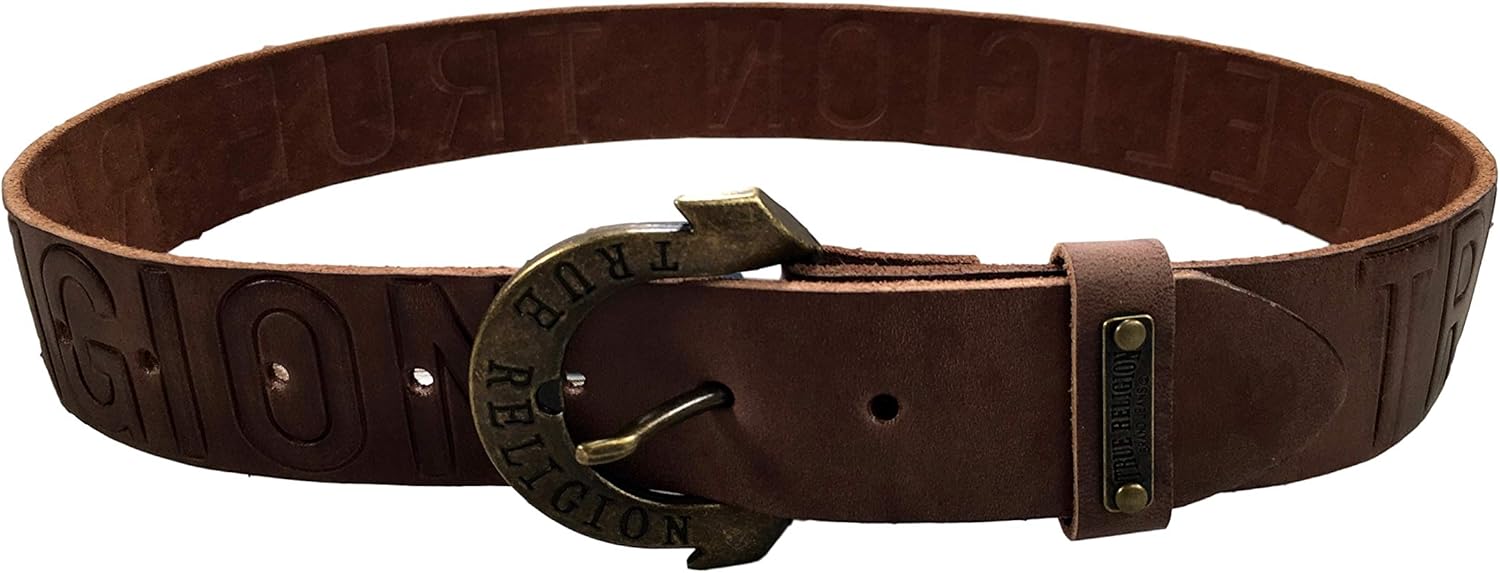 true religion horseshoe buckle belt