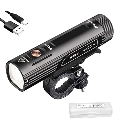 Amazon.com : Fenix BC26R Rechargeable Bike Light, 1600 Lumens