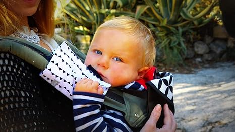 Accessoires pour porte-bébé : Doudou protège bretelle Black 