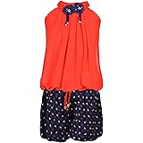 Aarika Girl's Chiffon Party Wear Top and Short Set