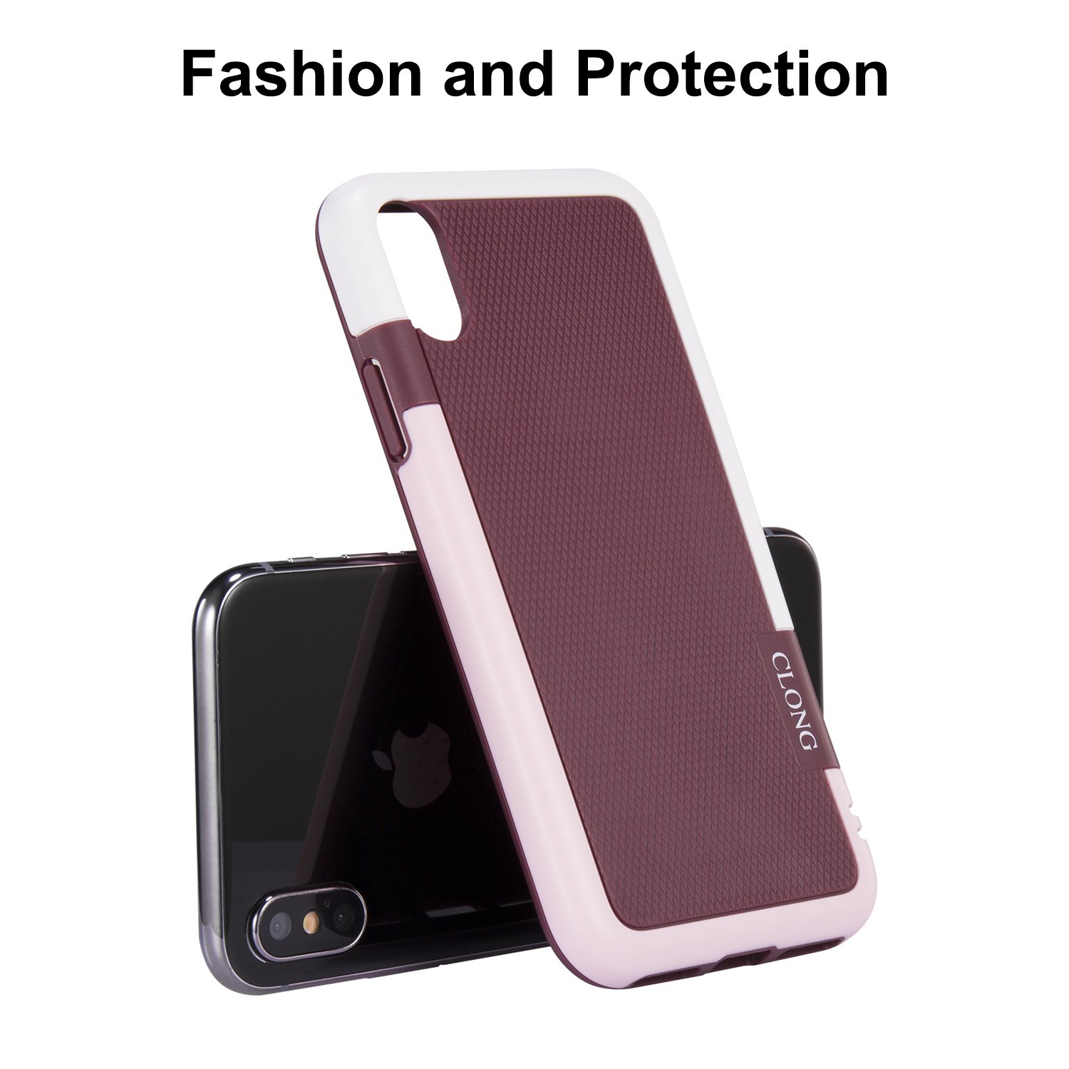 iPhone X Case,CLONG iPhone X 10 Case Flexible Durable Shock-Absorption Protective Case Ultra Impact 3 Color Bumper Cover Slim Hybrid Soft TPU & Hard PC Cases for Apple iPhone X 5.8\
