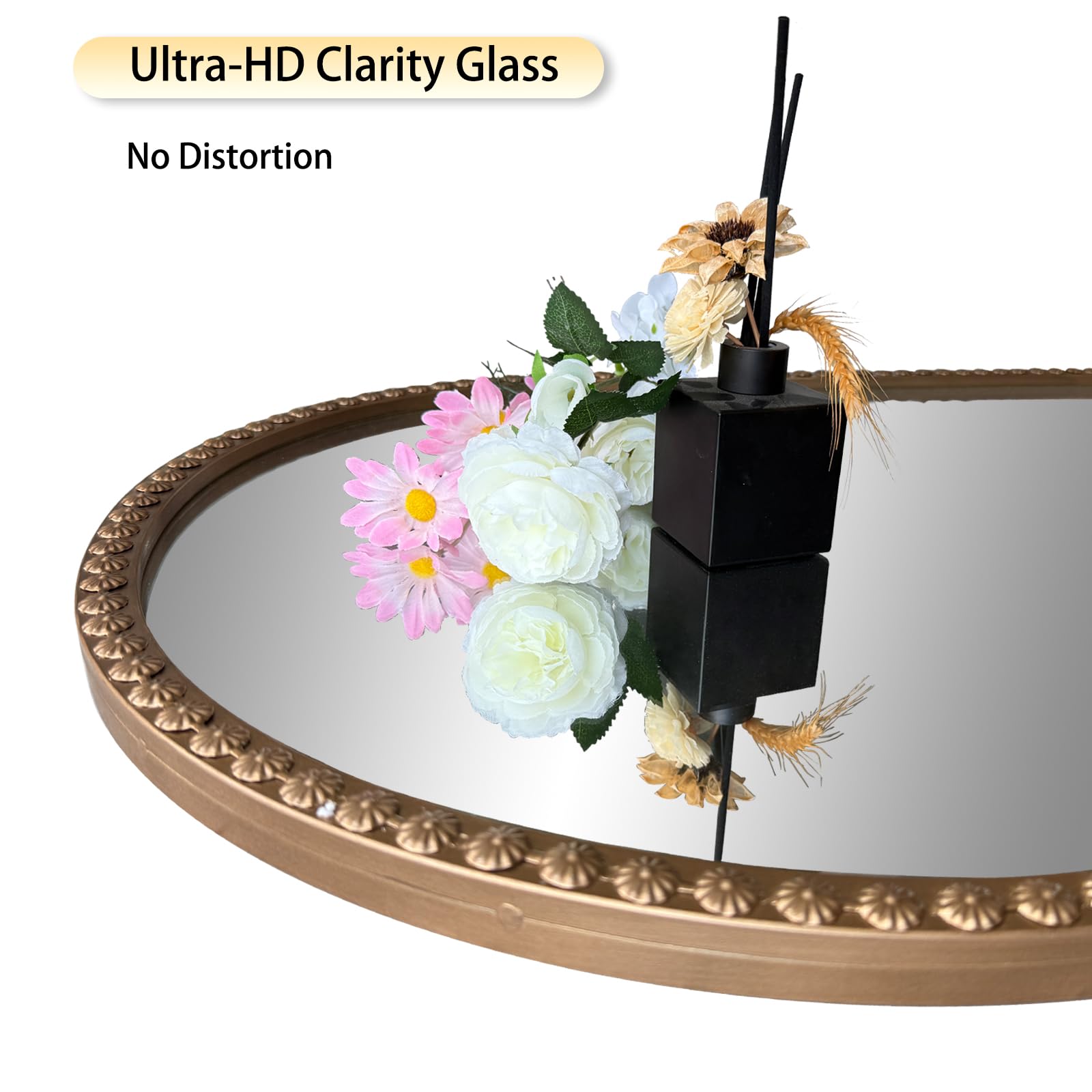 DAOYIJIAJU Antique Arched Mirror, 36