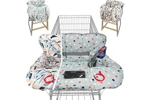 Shopping Cart Cover For Baby Grocery Cart Cover For Baby boy and Baby Girl, High Chair Cover For Baby and Toddler, Baby Regis