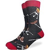 Good Luck Sock Men's BBQ Socks, Adult, Shoe Size 7-12