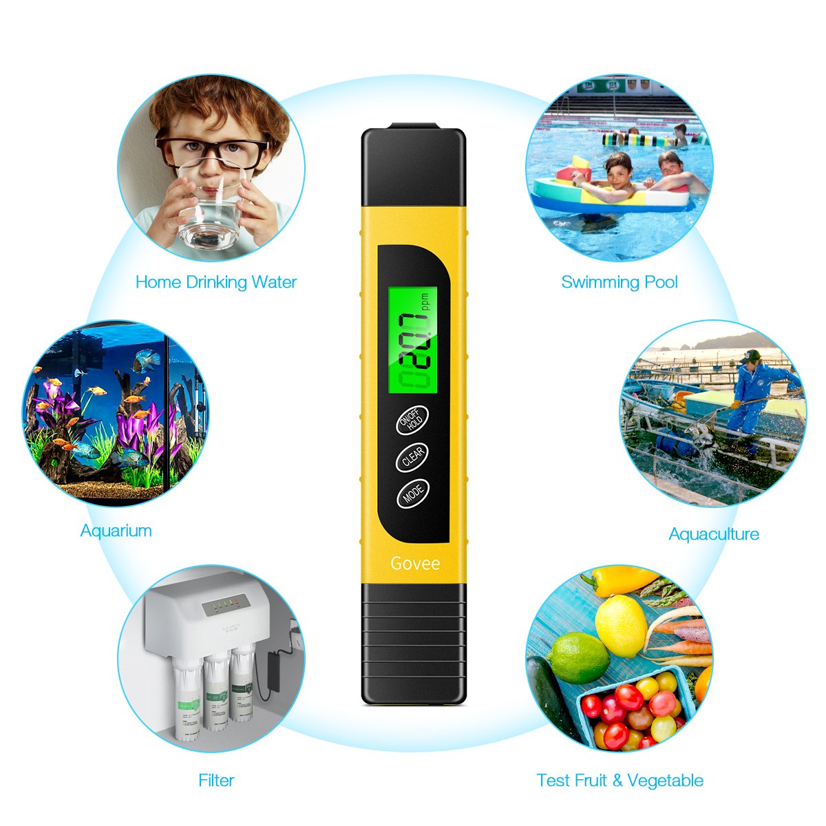 3-in-1-TDS-Meter-Govee-Accurate-Water-Quality-Tester-with-Backlit-Screen-TDS-EC-and-Temperature-Between-0-9999-ppm-Portable-Water-Tester-with-ATC-for-Drinking-Water-Aquariums-Water-Test-Kit