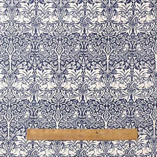 Licensed William Morris Brother Rabbit Pvc/Oilcloth Tablecloth Fabric