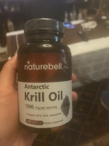Krill Oil 1000mg Supplement, 240 Softgels