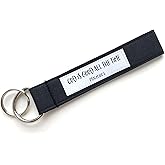 Trendy Earth Keychain Lanyard - God is Good All the Time - Black Key Chain Wristlet