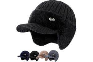 AGANTYIDE Torocky Cold Shield Trapper Hat, Coldshield Trapper Blocking Knitted Hats, Warm Breathable Soft Fleece Hats