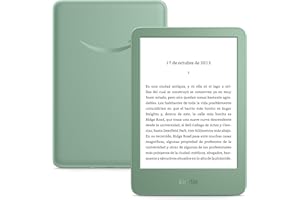 Amazon Kindle 16 GB (modelo más reciente): El Kindle más ligero y compacto, ahora con cambios de página más rápidos y mayor contraste, para una experiencia de lectura mejorada - Matcha