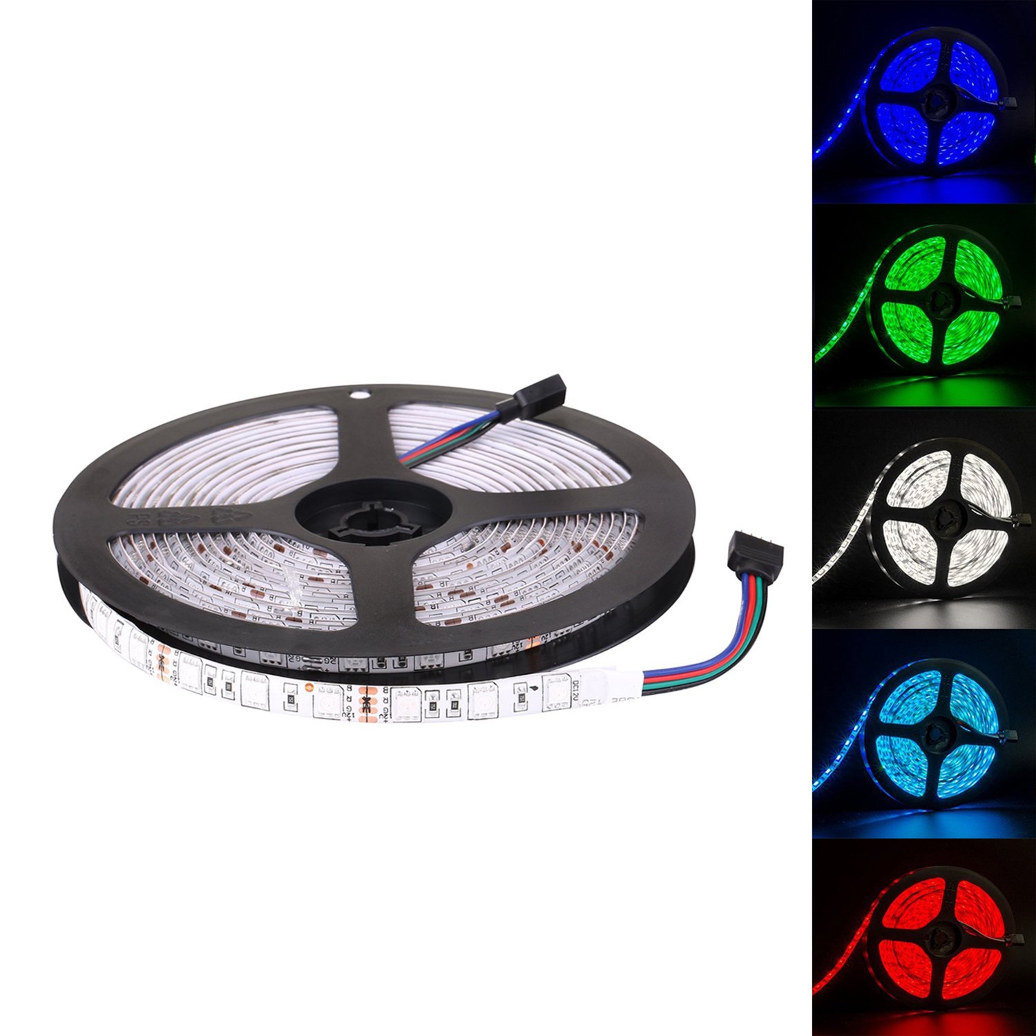 Flexible LED Strip Lights,RGB,300 Units SMD 5050 LEDs