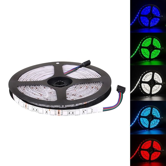 Flexible LED Strip Lights,RGB,300 Units SMD 5050 LEDs