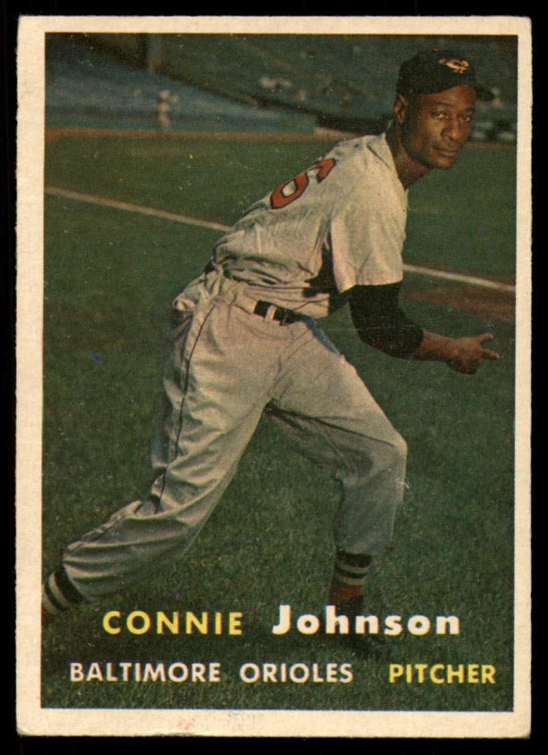 Baseball MLB 1957 Topps 43 Connie Johnson EX Excellent
