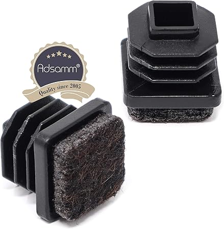 Patines Bricolaje y herramientas 4 x Conteras entrantes con fieltro