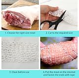 Mozeat Lens Meat Netting Roll 5m 5.5cm White Polyester Mesh Pocket view 4