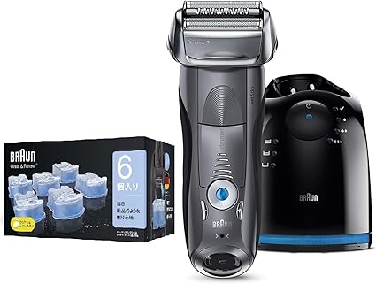 Amazon セット買い ブラウン シリーズ7 メンズ電気シェーバー 7867cc アルコール洗浄液 6個入り Ccr6 Cr ブラウン Braun メンズシェーバー 通販