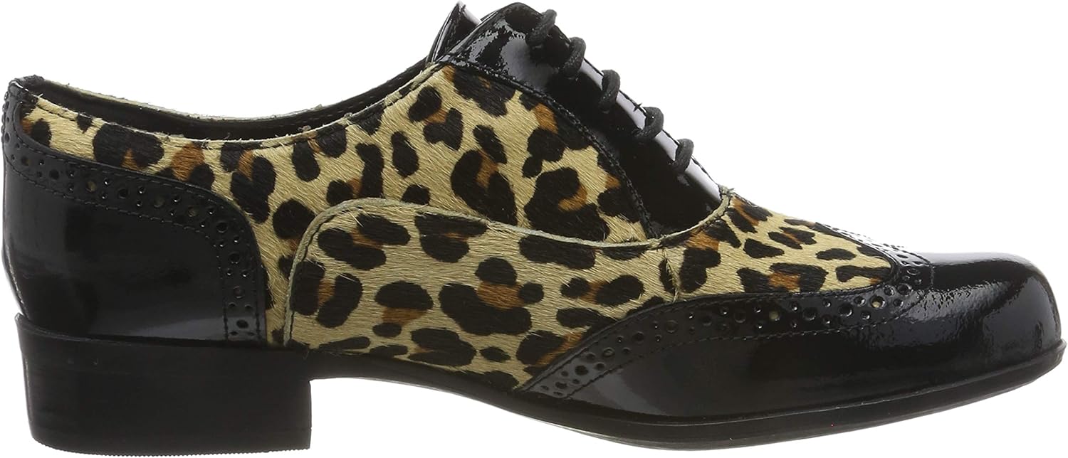 clarks hamble oak leopard print