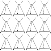 Xinnun 12 Pcs Aluminum 15'' to 21'' High Tabletop Easel Display Adjustable Portable Tripod Desktop with Extension Arm Wings and Rubber Feet for Canvas, Paintings Suitable for School Studio (Silver)