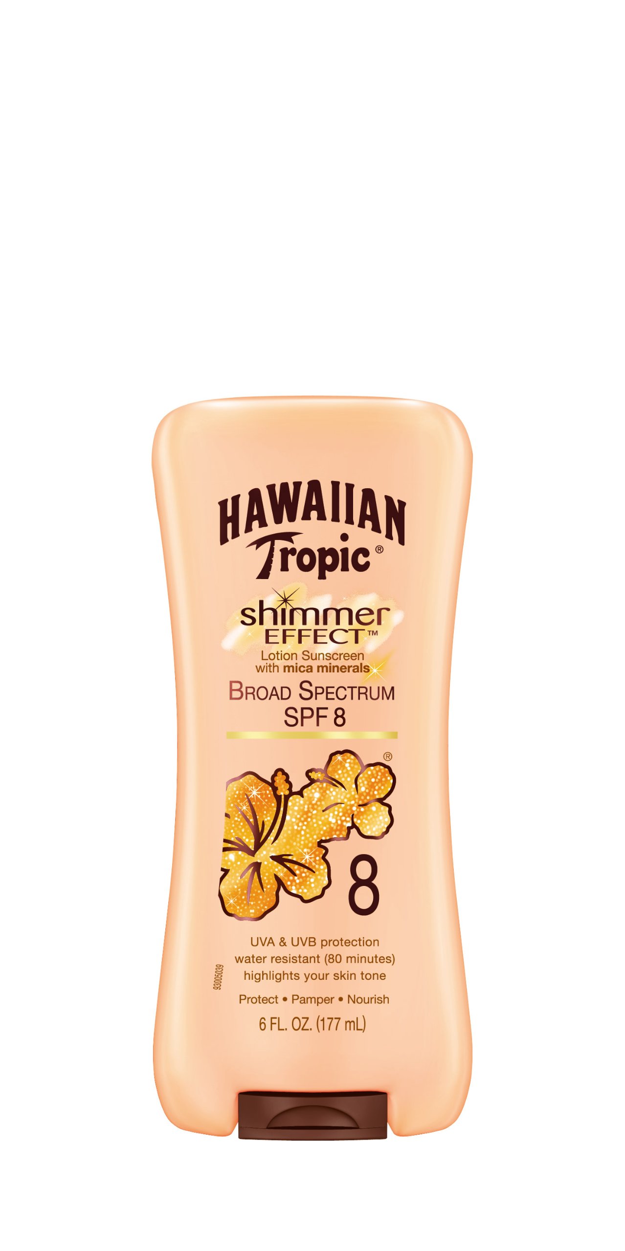 HAWAIIAN TROPIC SHIMMER EFFECT PROTECTIVE SUN LOTION WITH