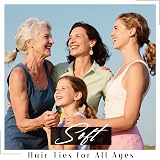 Dreamlover Hair Bands Black 50 Pieces Durable Elastic Seamless Ties view 5