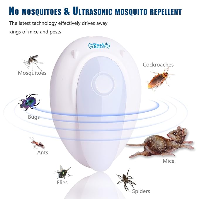 Venoro - Repelente de plagas ultrasónico, repelente de plagas ...