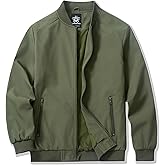 URBANFIND Men's Bomber Jackets Casual Lightweight Windbreaker Fashion Spring Fall Coats
