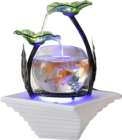 RUIXFHA Fuente Interior, Características De Agua Interior con Luces
