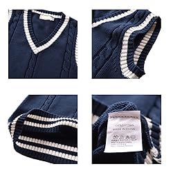 jinghuiyue Women’s V Neck Sweater Vest School