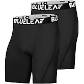 Blueleaf Men's Compression Shorts Sports Running Spandex Shorts Performance Athletic Workout Base Layer Underwear
