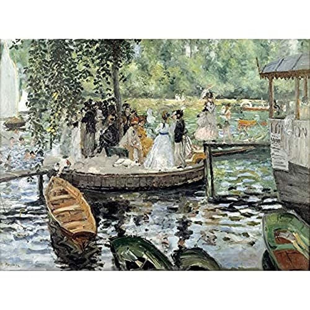 Auguste Renoir La Grenouillere Art Print Canvas Premium Wall Decor Poster Mural