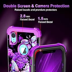Miqala Compatible with iPhone XR Case,Glow in The