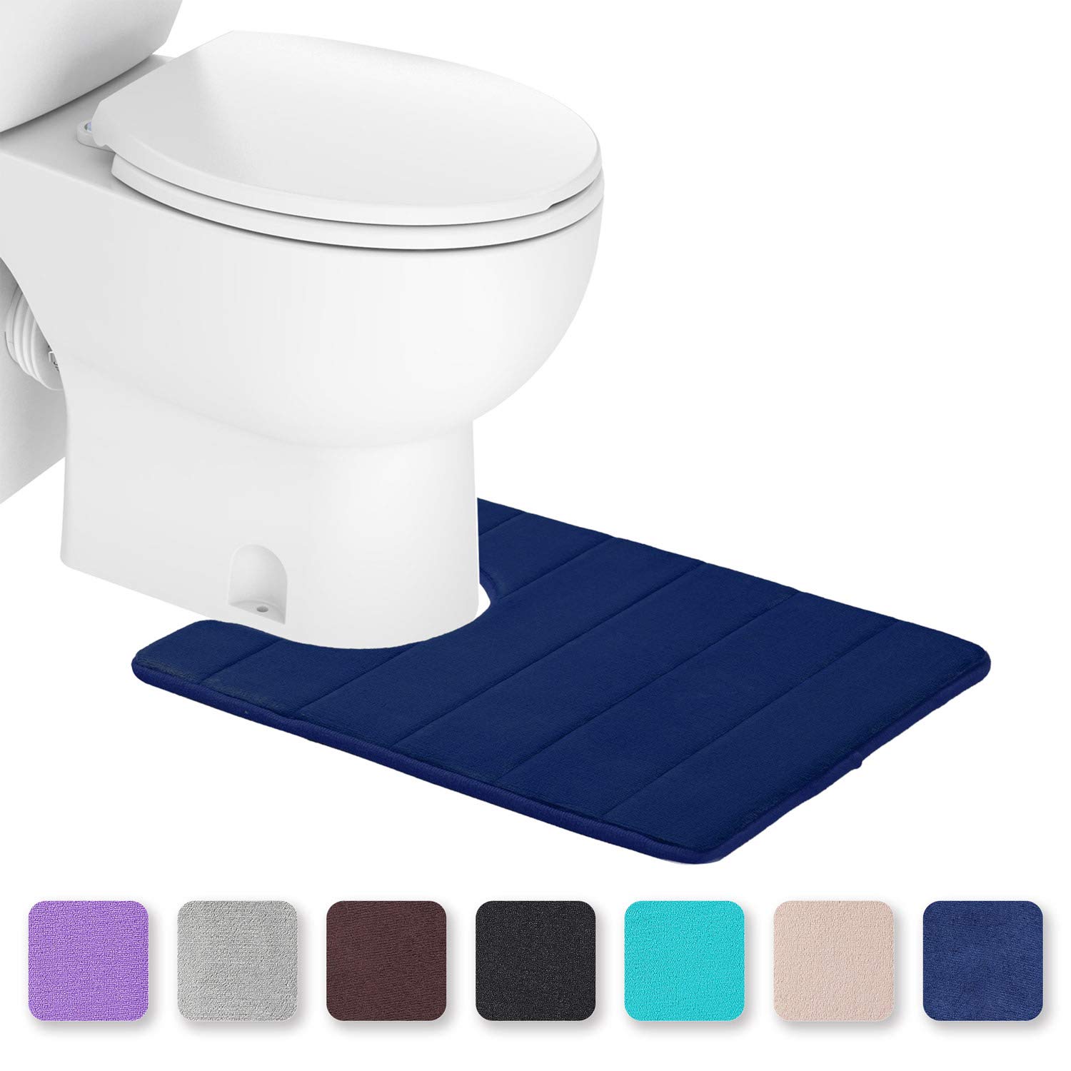 Colorxy Memory Foam Bath Mat Soft & Absorbent Bathroom