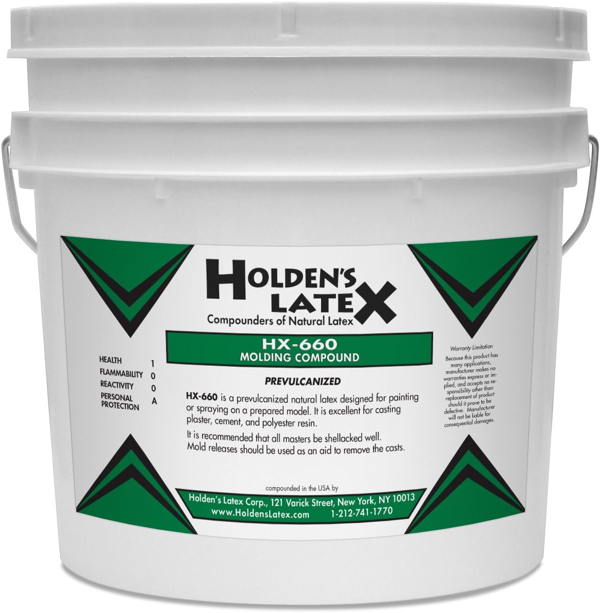 HX660 Natural Liquid Latex Mold Making Rubber (Gallon