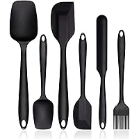 Silicone Spatula Set, G.a HOMEFAVOR Heat-Resistant Spatula - One Piece Seamless Design, Rubber Spatula Non-Stick for…