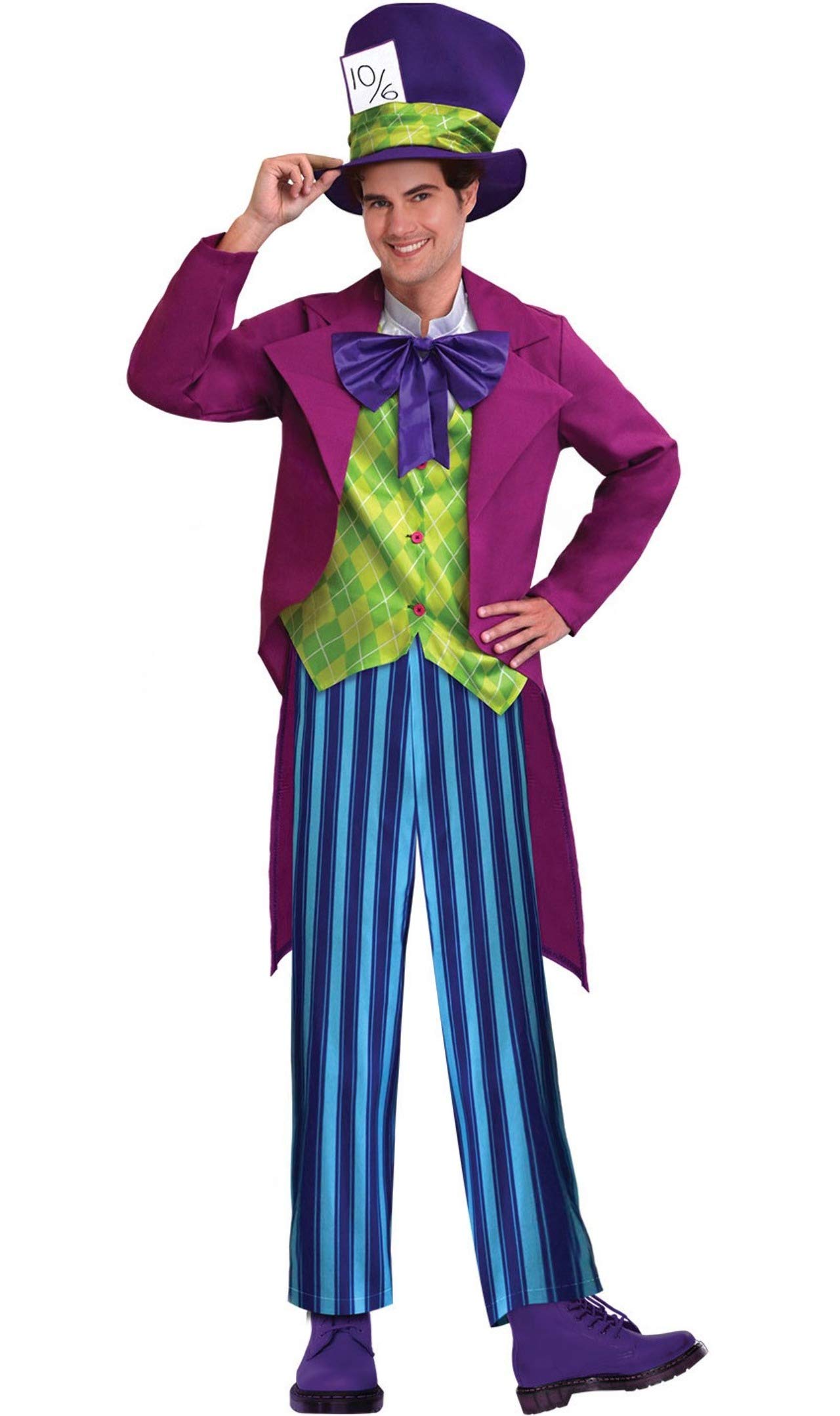 Amscan 9904686 - Men's Mad Hatter World Book Day Fancy Dress Costume Size: XL
