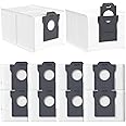 10 Pack Dust Bags Compatible With Dreame X30 Ultra / X40 / X50 / L10s Pro / L40 Robot Vacuum Cleaner, 3L Large Capacity Vacuum Cleaner Dust Bag Accessories Parts