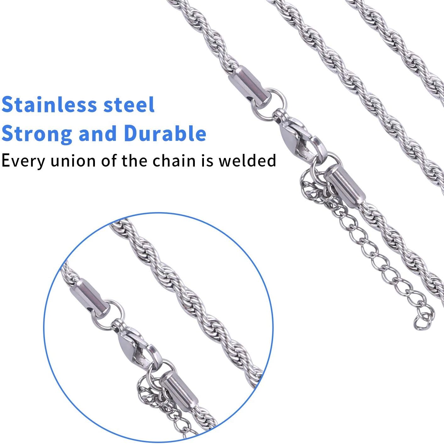Fashion Women Lanyards Neck Strap Stainless Steel Chain Necklace + Retractable Badge Holder Reel for Keys ID Holder Office - Image 5